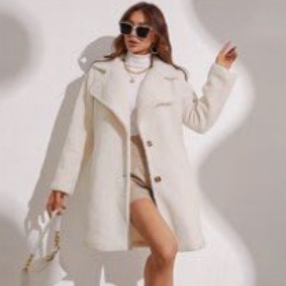 Francila Apricot Teddy Coat